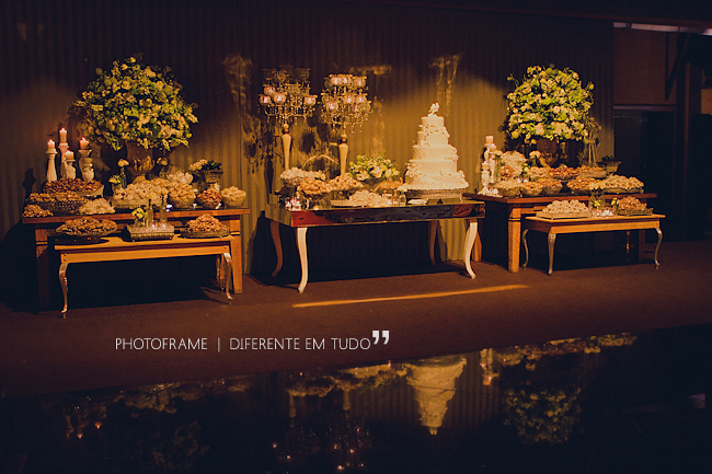 Decoração de Casamento Rosa e Vermelha