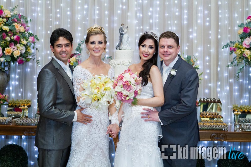 Casamentos Reais: Kelly e Fabrício + Juliana e Alex