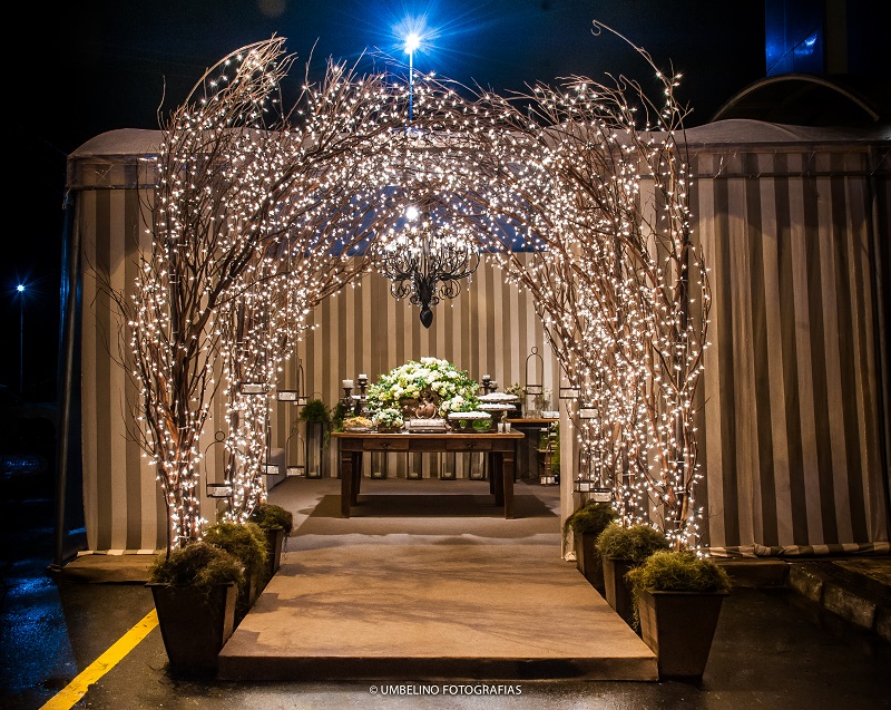 Decoração de Casamento Verde e Branca