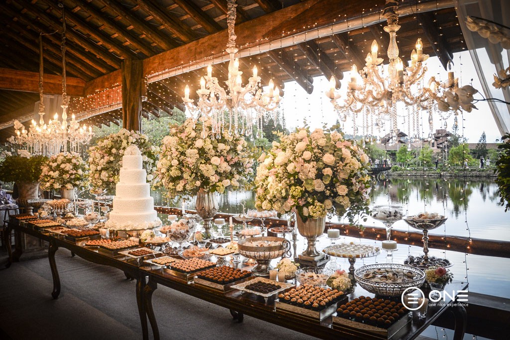 Decoração de Casamento em Pedra Azul