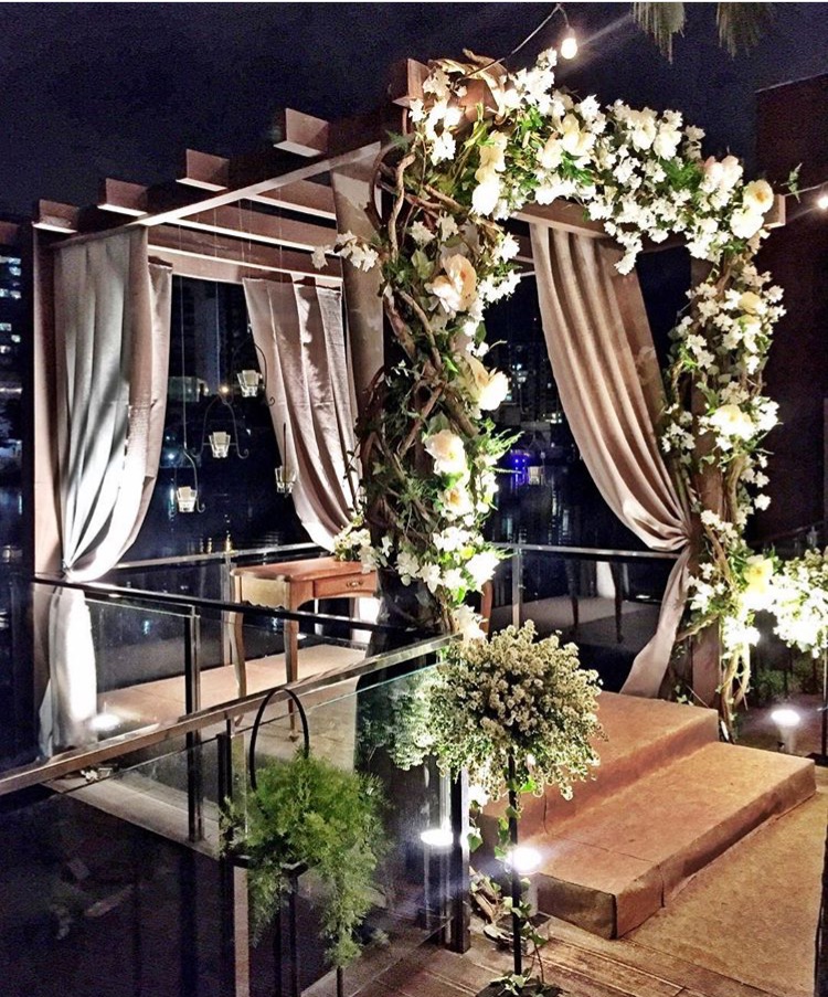 Casamento no Le Buffet Lounge - Décor: Flor e Cia