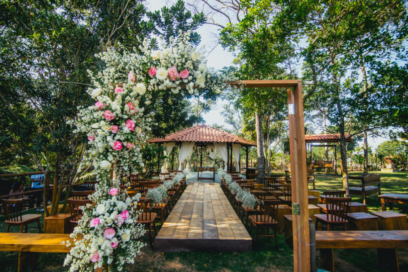 Casamento de dia no Sítio