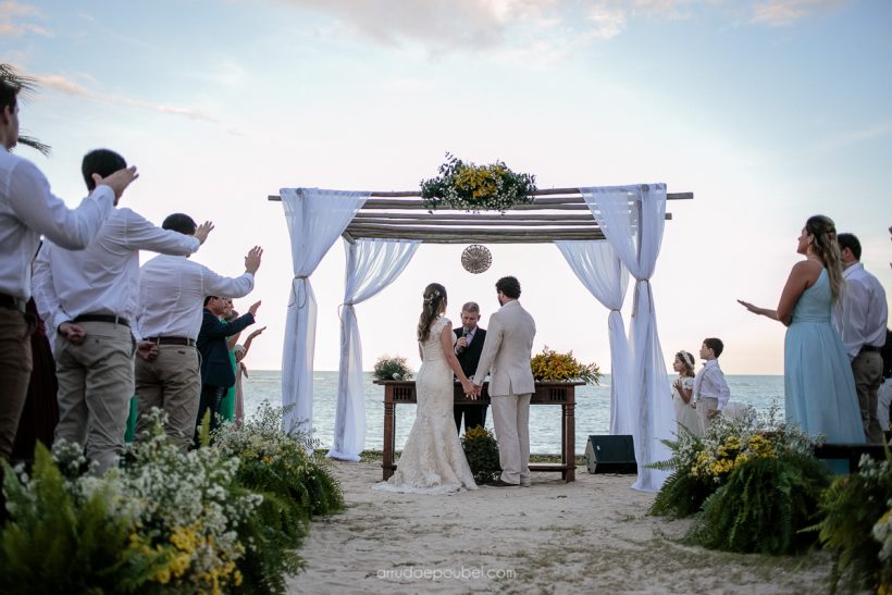 Casamento na Praia: Érica e Marcelo