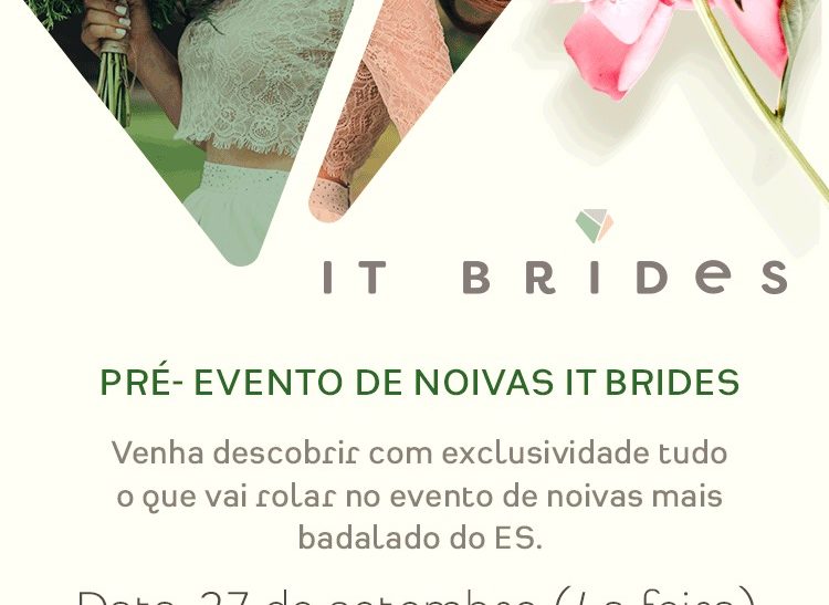 Resultado do Sorteio: Pré-Evento IT BRIDES