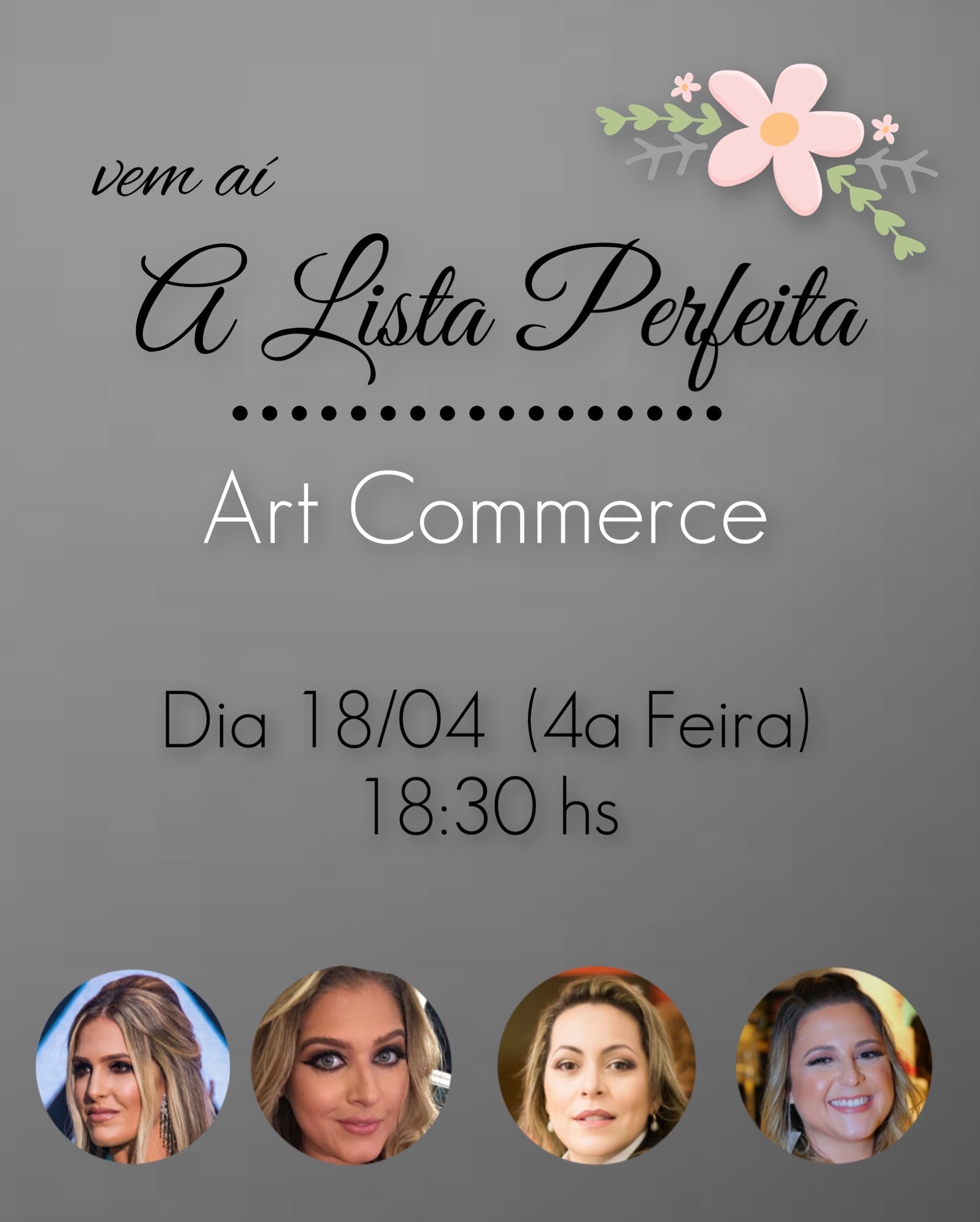 EVENTO DE NOIVAS: A Lista Perfeita na Art Commerce