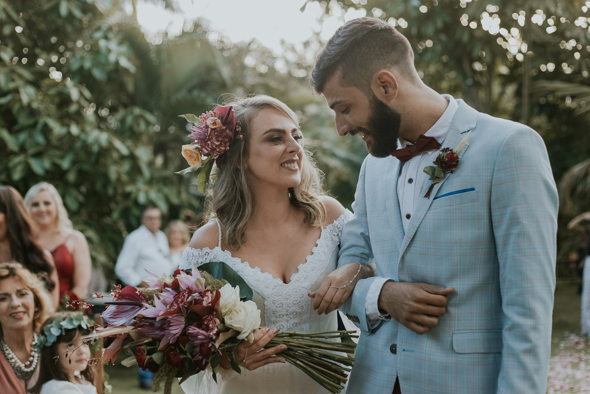 Casamento ao ar livre: Layla e Cesinha