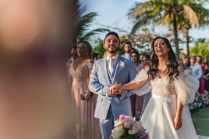 Casamento na Praia: Karina e Carlos Eduardo