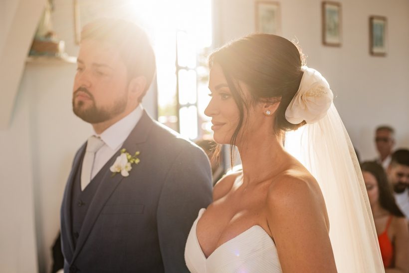 Casamento ao entardecer: Larissa e Leonardo