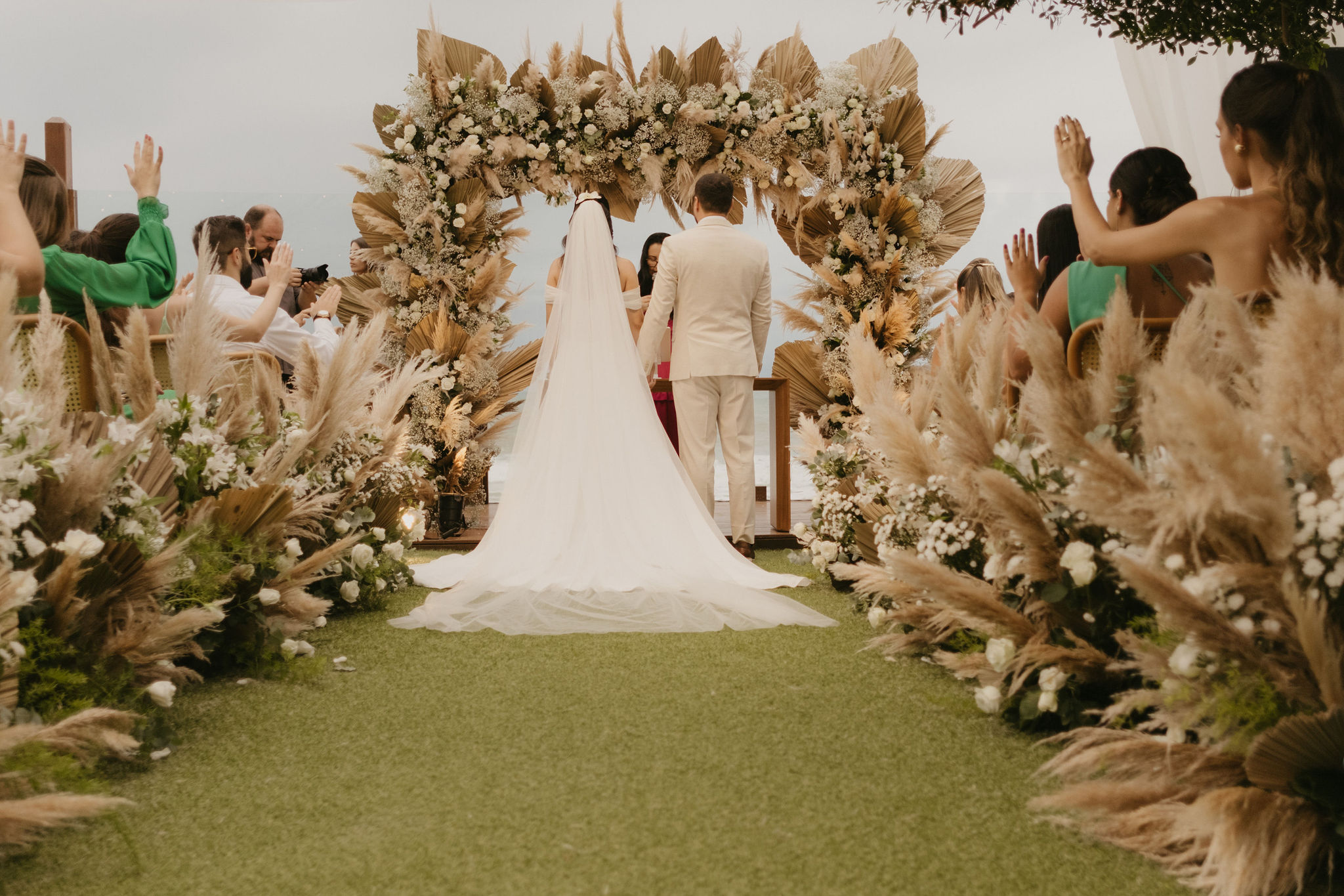 Casamento no Jardins da Praia: Isabella e Pedro