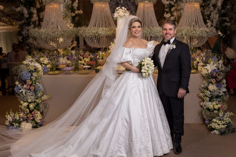 Casamento ao entardecer: Larissa e Leonardo